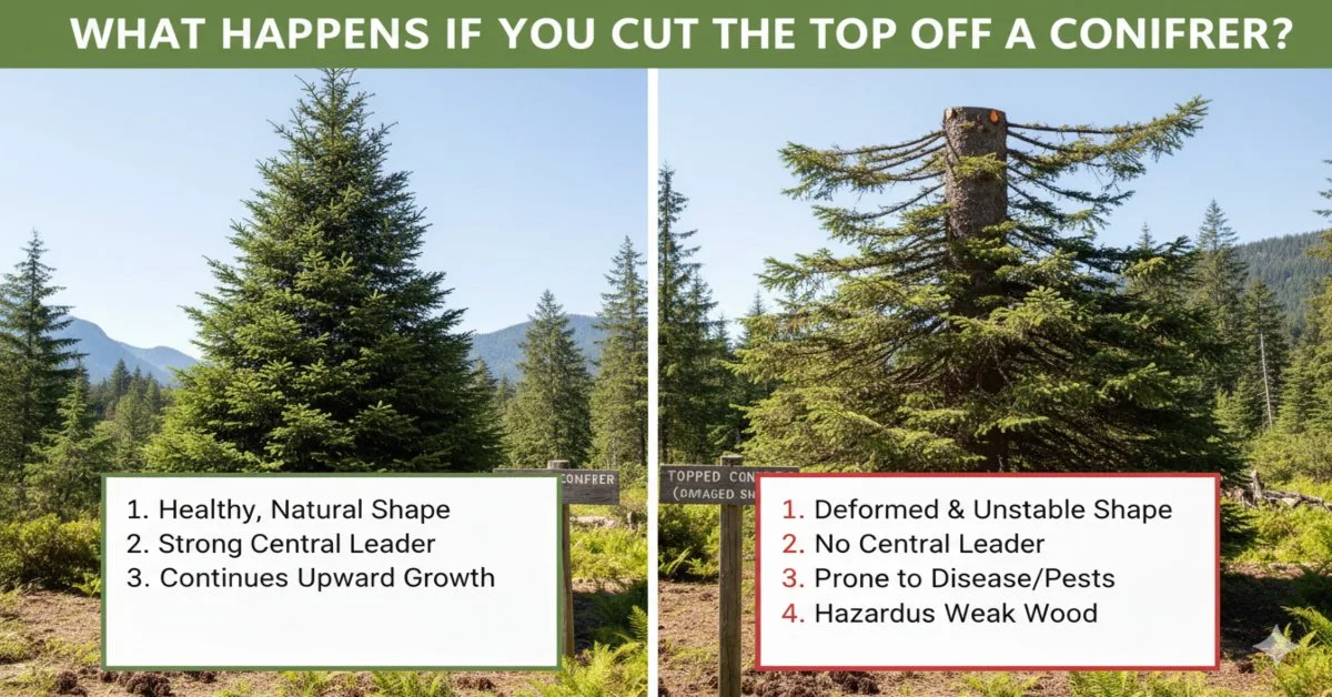 What Happens If You Cut the Top Off a Conifer