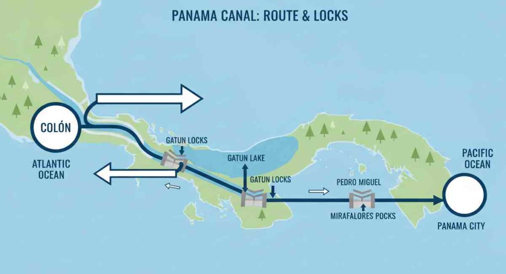 how long does it take to cross the Panama Canal?