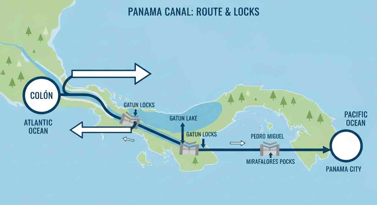 how long does it take to cross the Panama Canal?