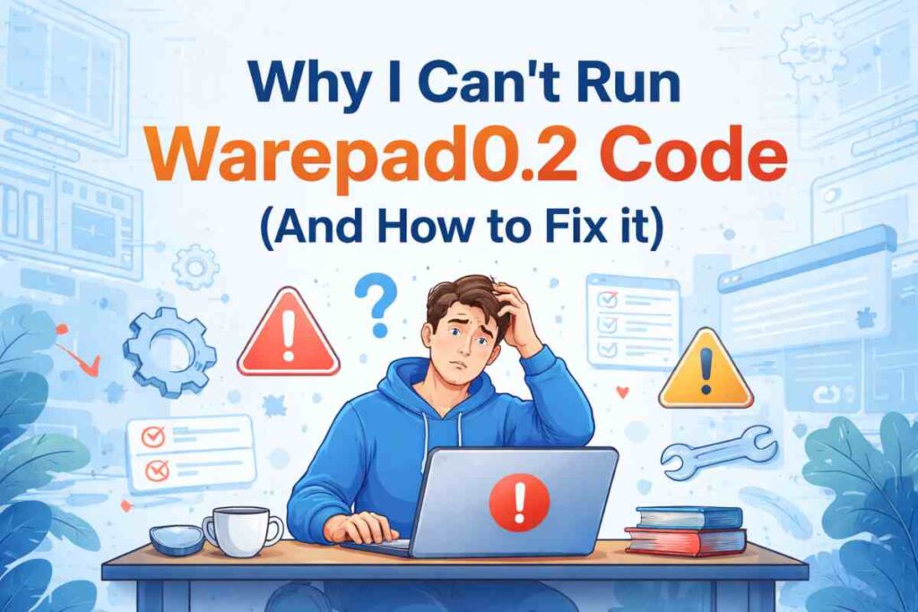 Why I Can't Run Warepad0.2 Code? Causes and Fixes Guide