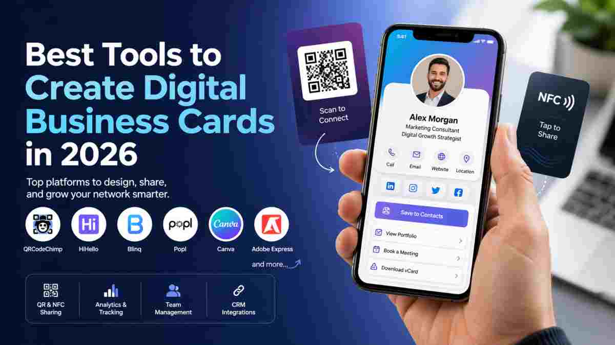 Best Tools to Create Digital Business Cards in 2026