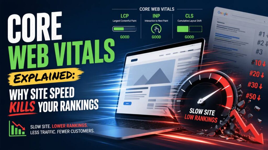 Core Web Vitals Explained: Why Site Speed Kills Your Rankings