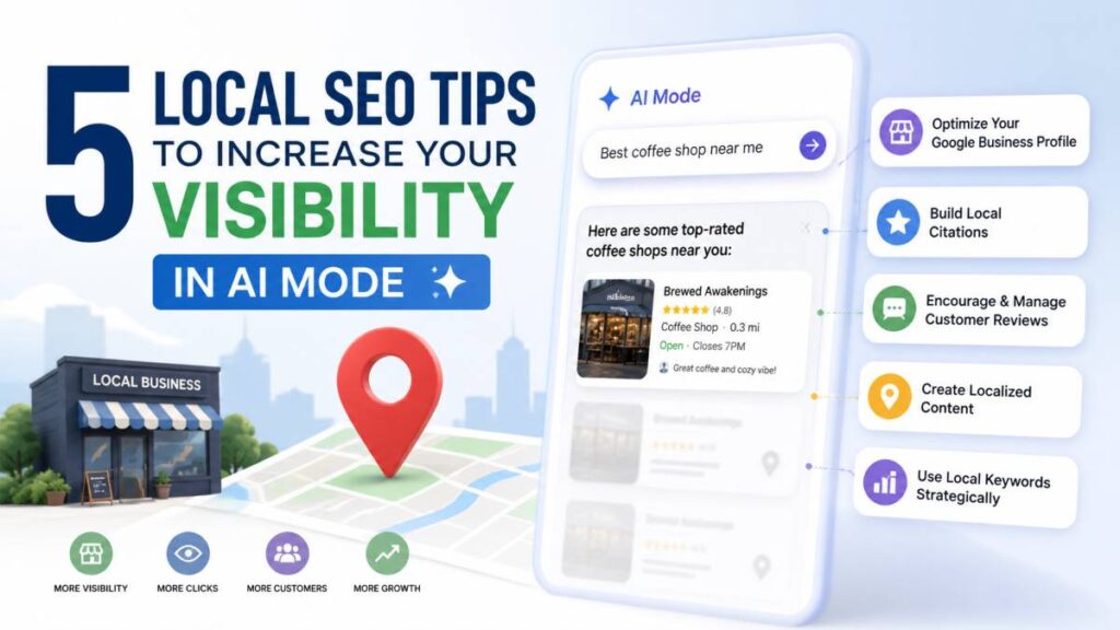 5 Local SEO Tips to Increase Your Visibility in AI Mode