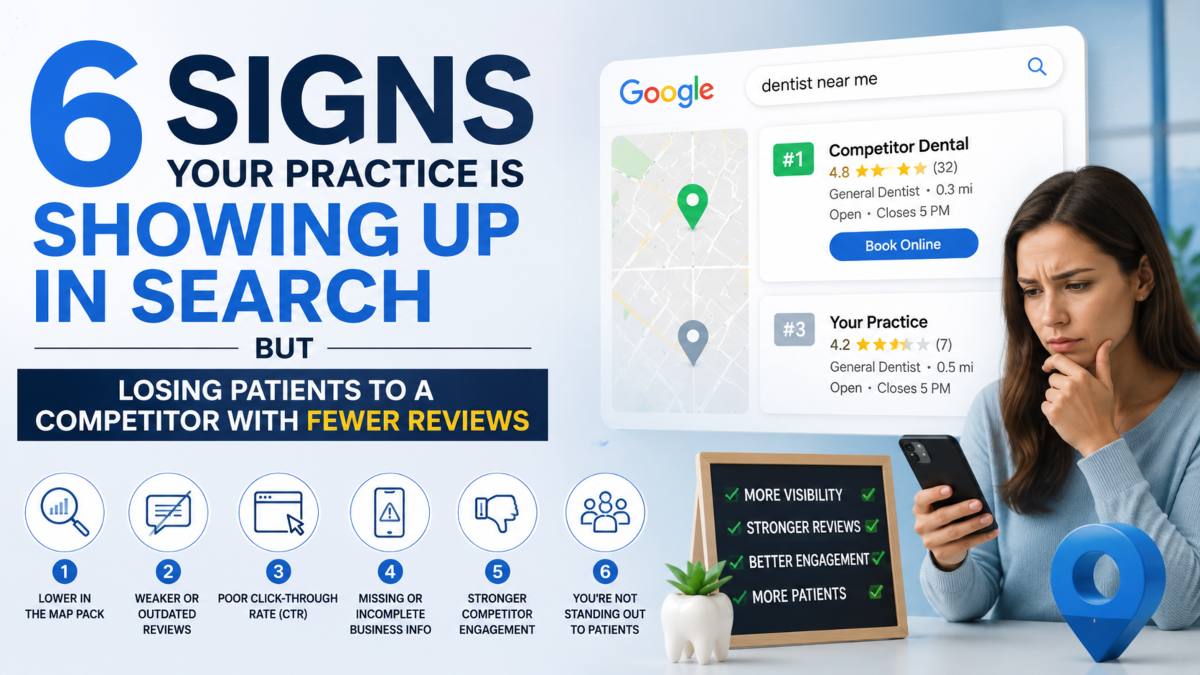 6 Signs Your Practice Is Showing Up in Search but Losing Patients to a Competitor With Fewer Reviews