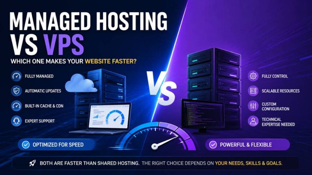 Managed Hosting vs VPS: Which One Makes Your Website Faster?