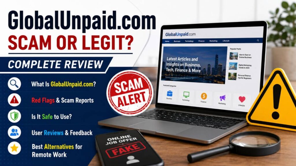GlobalUnpaid.com Review: Is It Legit or a Scam?