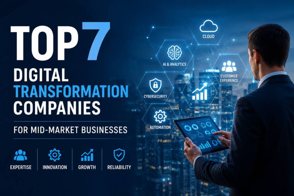 Top 7 Digital Transformation Companies for Mid-Market Businesses in 2026