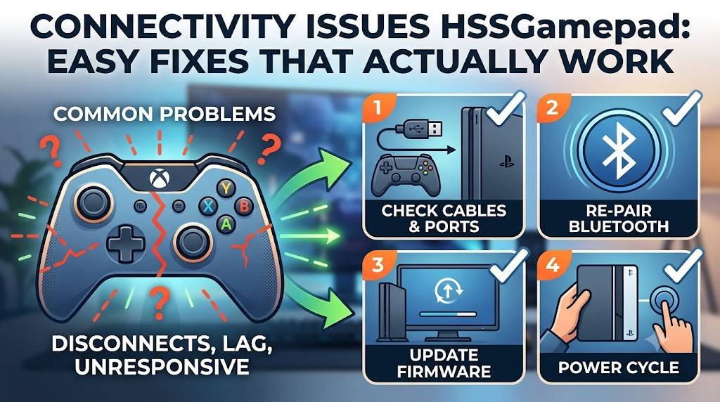 Connectivity Issues HSSGamepad: Easy Fixes That Actually Work