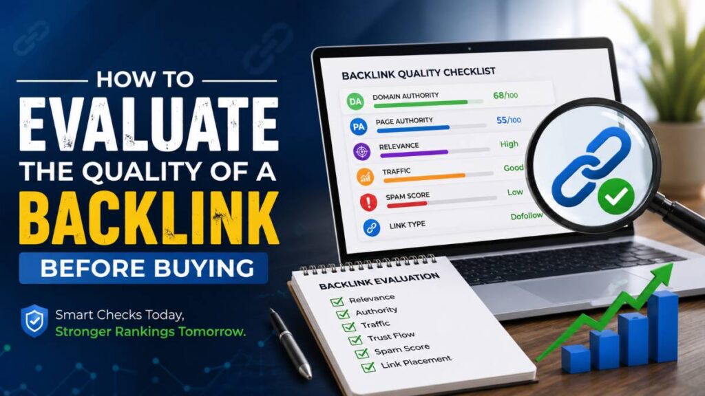 How to Evaluate the Quality of a Backlink Before Buying