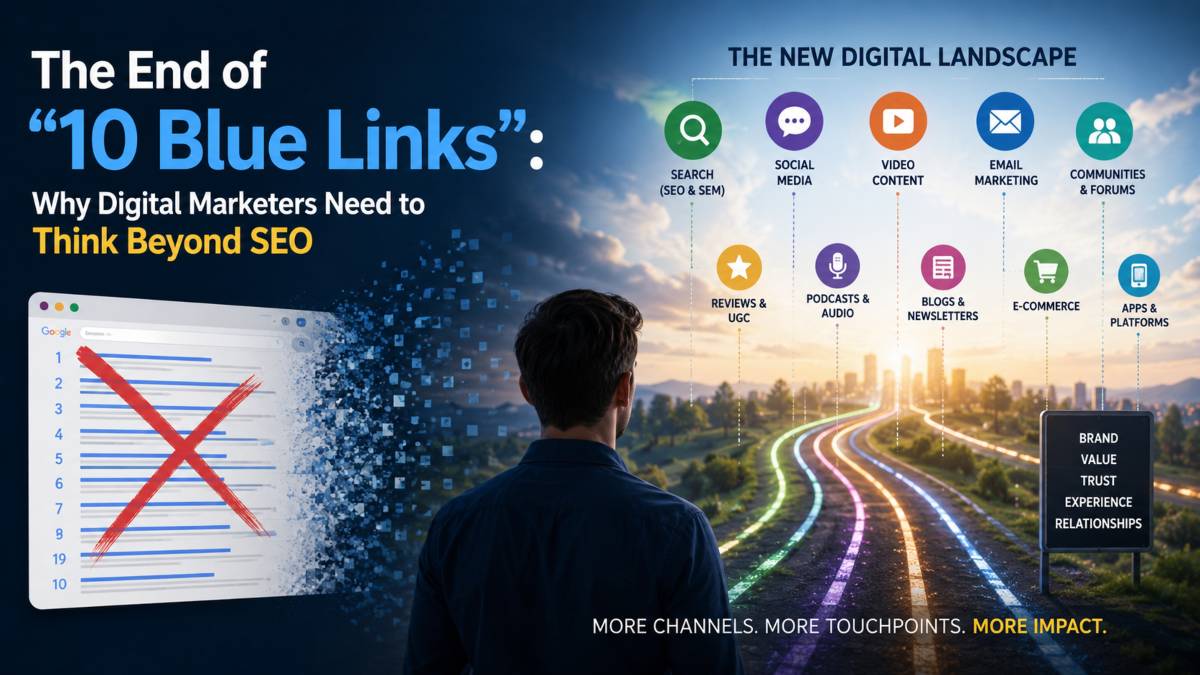 The End of "10 Blue Links": Why Digital Marketers Need to Think Beyond SEO