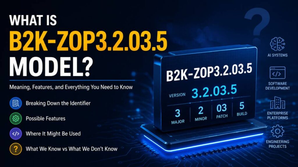 What Is b2k-zop3.2.03.5 Model