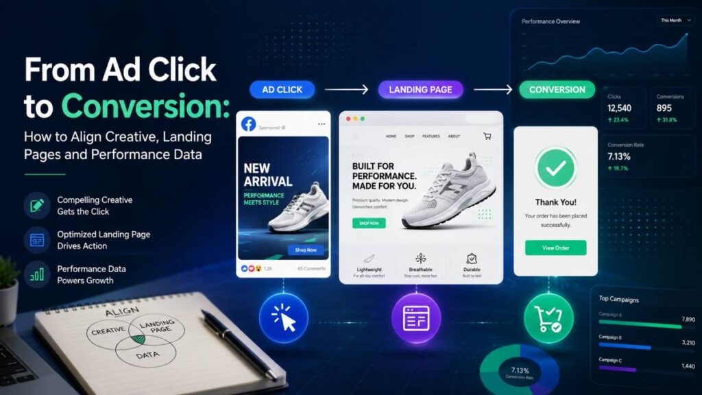 From Ad Click to Conversion: How to Align Creative, Landing Pages and Performance Data