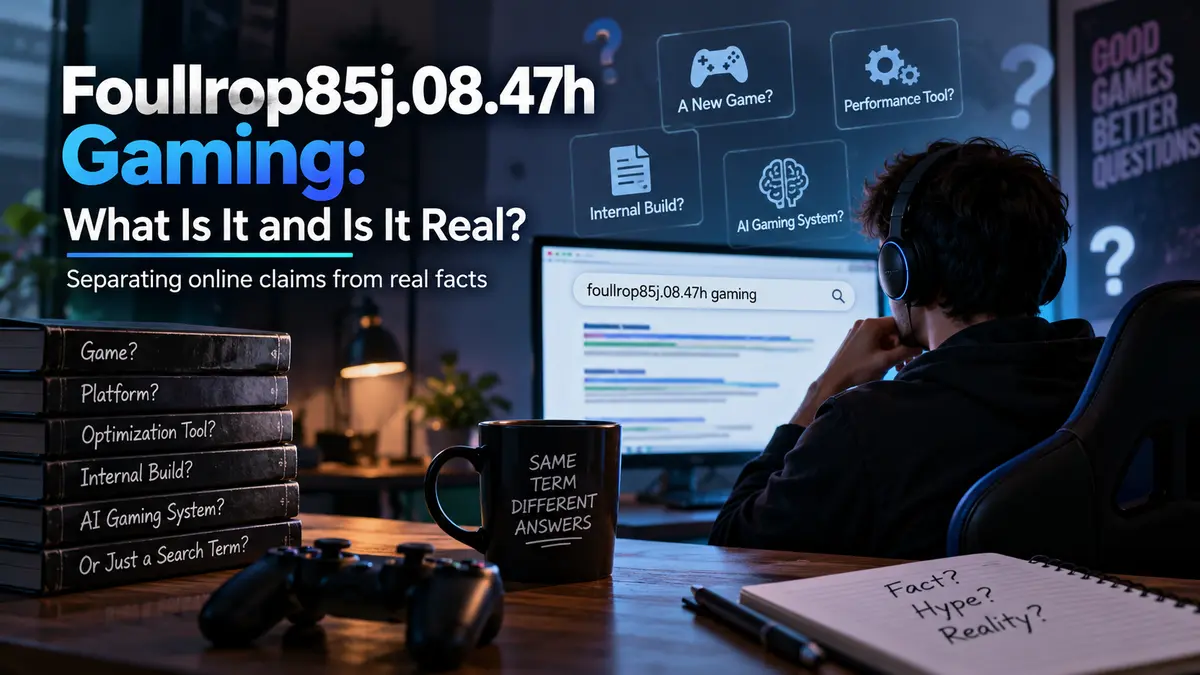 Foullrop85j.08.47h Gaming What Is It and Is It Real